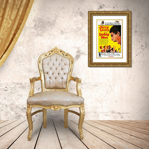 The Ladies Man-1961 Gold Ornate Wood Framed Art Print with Double Matting by Vintage Hollywood Archive