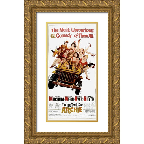 The Last Time I Saw Archie Gold Ornate Wood Framed Art Print with Double Matting by Vintage Hollywood Archive