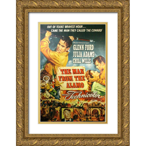 The Man from the Alamo Gold Ornate Wood Framed Art Print with Double Matting by Vintage Hollywood Archive