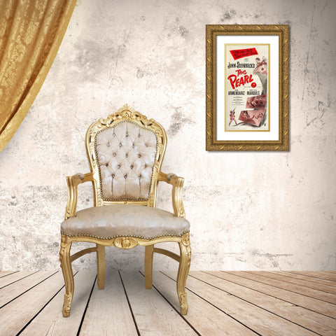 The Pearl-1948 Gold Ornate Wood Framed Art Print with Double Matting by Vintage Hollywood Archive