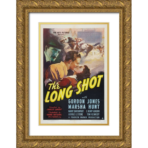 The Long Shot-1939 Gold Ornate Wood Framed Art Print with Double Matting by Vintage Hollywood Archive