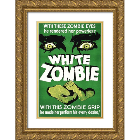 White Zombie-1932 Gold Ornate Wood Framed Art Print with Double Matting by Vintage Hollywood Archive