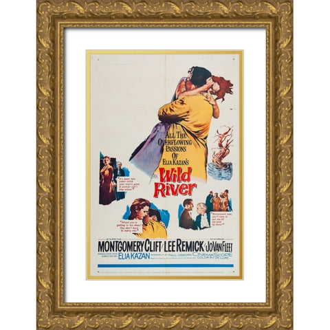 Wild River-1960 Gold Ornate Wood Framed Art Print with Double Matting by Vintage Hollywood Archive