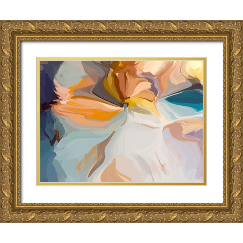 Through the Time Gold Ornate Wood Framed Art Print with Double Matting by Orlov, Irena