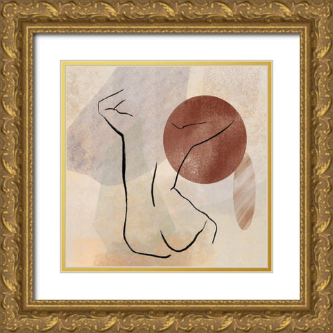 Sunday Afternoon II Gold Ornate Wood Framed Art Print with Double Matting by Holman, Nicholas