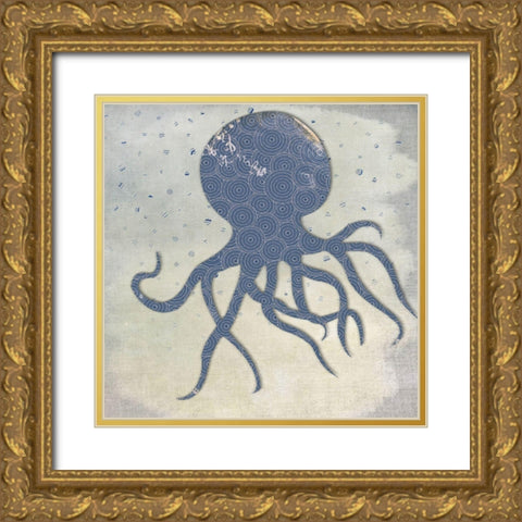 Seafarer I Gold Ornate Wood Framed Art Print with Double Matting by Smith, Karen