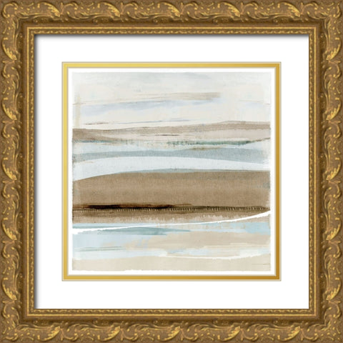 Winter Sands III Gold Ornate Wood Framed Art Print with Double Matting by Kouta, Flora