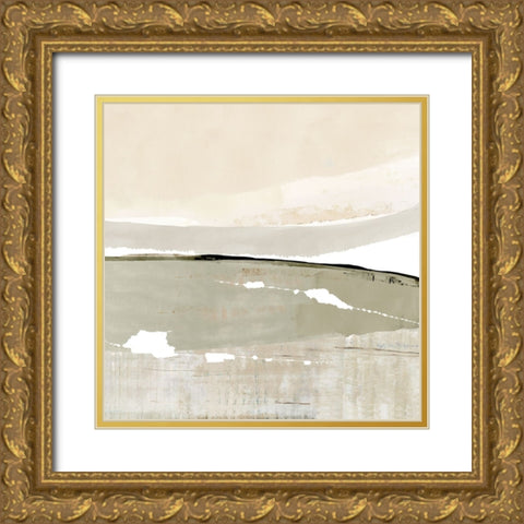 Limestone Flow II Gold Ornate Wood Framed Art Print with Double Matting by Kouta, Flora