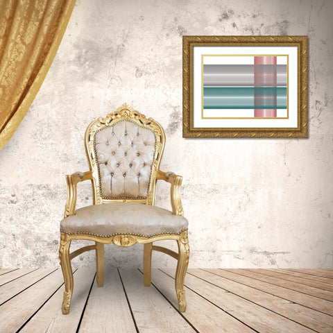 Axis I Gold Ornate Wood Framed Art Print with Double Matting by Schlotzhauer, Jim