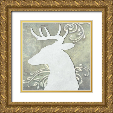 Head On I Gold Ornate Wood Framed Art Print with Double Matting by Smith, Karen
