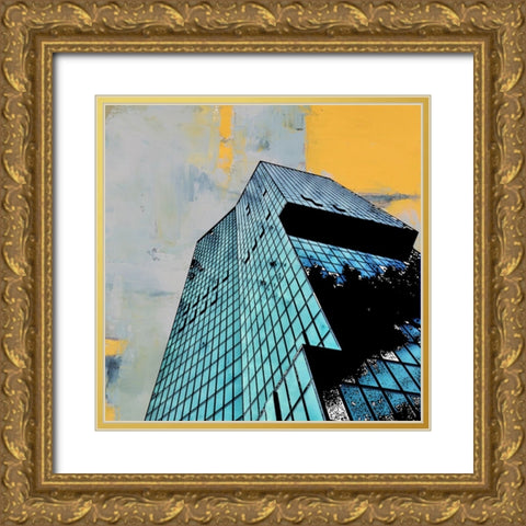 Archie II Gold Ornate Wood Framed Art Print with Double Matting by Smith, Karen