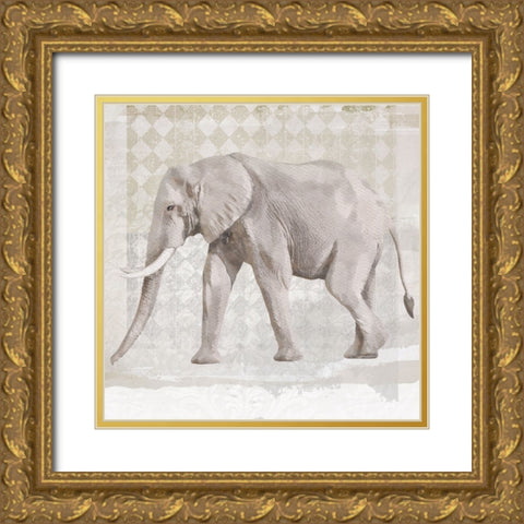 Ellie II Gold Ornate Wood Framed Art Print with Double Matting by Smith, Karen
