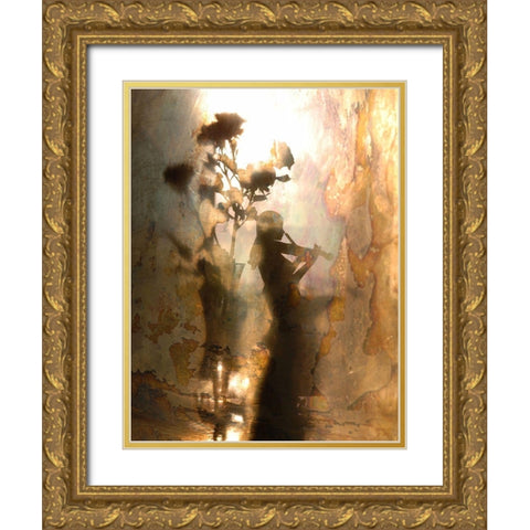 Music of light and shadow Gold Ornate Wood Framed Art Print with Double Matting by Morozov, Andrey