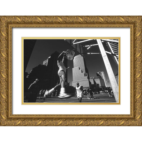 Length too long Gold Ornate Wood Framed Art Print with Double Matting by Matthes, Dieter