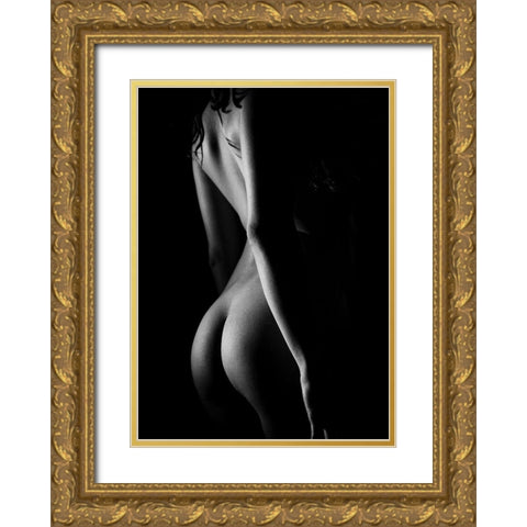 Freya Gallows No. 0858 Gold Ornate Wood Framed Art Print with Double Matting by Photography, Figuranyc