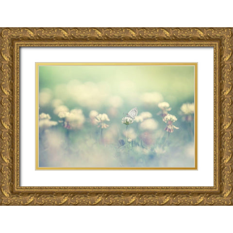 small world Gold Ornate Wood Framed Art Print with Double Matting by Suzuki, Takashi