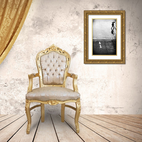 If I Have To Go Gold Ornate Wood Framed Art Print with Double Matting by Mexia, Laura