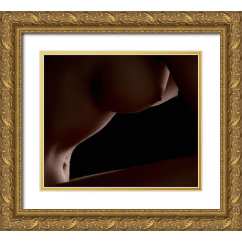 intimate view Gold Ornate Wood Framed Art Print with Double Matting by Wunderskatz
