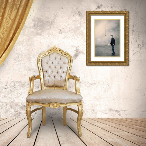 Illumination Gold Ornate Wood Framed Art Print with Double Matting by Bowen, Baden