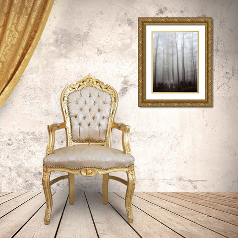 Fog Gold Ornate Wood Framed Art Print with Double Matting by Martini, Francesco