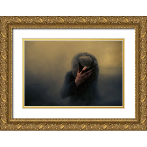 When the going gets tough Gold Ornate Wood Framed Art Print with Double Matting by Larsen, Jorun