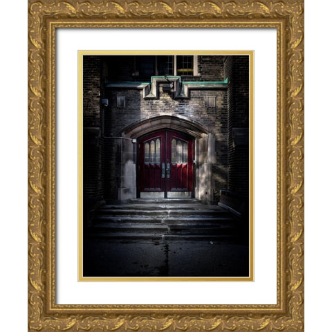 St Michaels Cathedral Gold Ornate Wood Framed Art Print with Double Matting by Carson, Brian