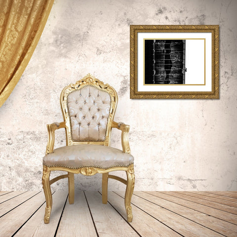 Window Washing No 4 Gold Ornate Wood Framed Art Print with Double Matting by Carson, Brian