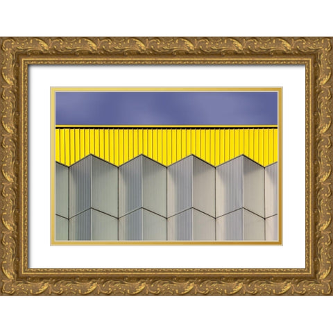 Industrial Architecture I Gold Ornate Wood Framed Art Print with Double Matting by Mauer, Rolf