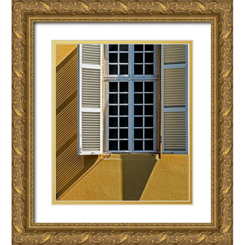 Dont let the sunshine in Gold Ornate Wood Framed Art Print with Double Matting by Joosten, Lus