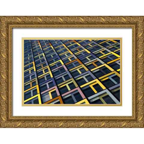 small sun protection Gold Ornate Wood Framed Art Print with Double Matting by Endermann, Rolf