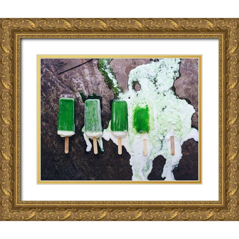 Ten minutes Gold Ornate Wood Framed Art Print with Double Matting by Karina, Aleksandrova