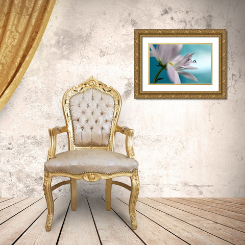 In turquoise Company Gold Ornate Wood Framed Art Print with Double Matting by Westum, Heidi