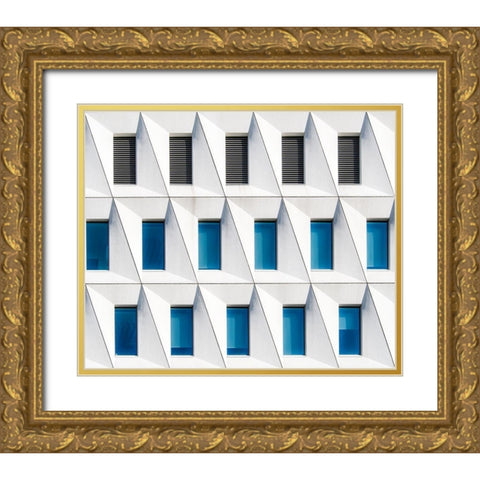 Backslashed Gold Ornate Wood Framed Art Print with Double Matting by Vangindertael (Lagrange), Luc