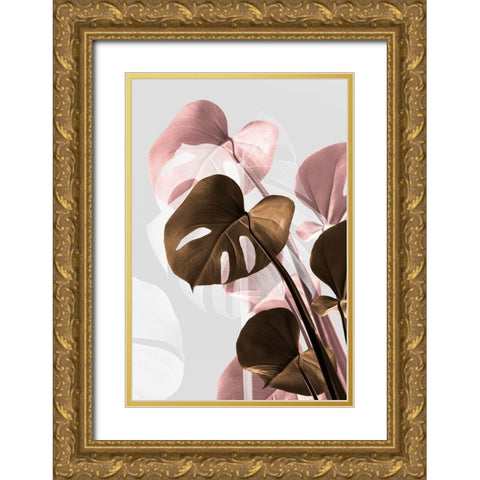 Monstera Creative 11 Gold Ornate Wood Framed Art Print with Double Matting by Artographie Studio