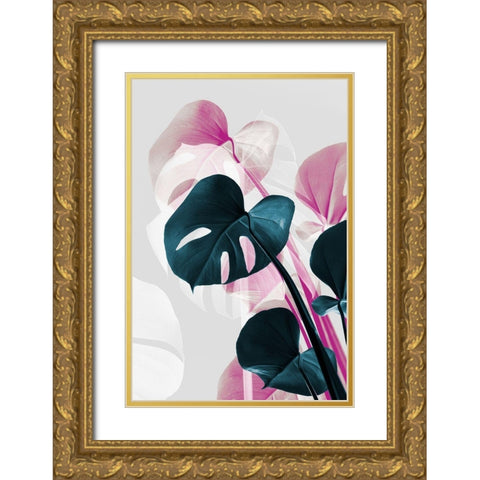 Monstera Creative 12 Gold Ornate Wood Framed Art Print with Double Matting by Artographie Studio