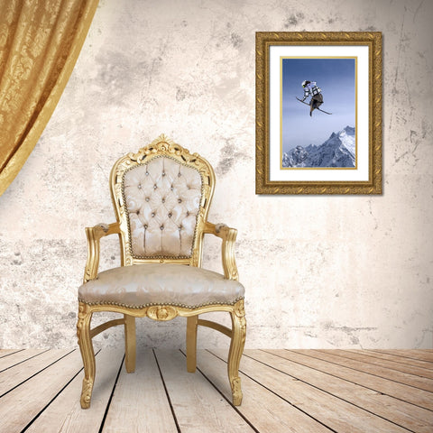 Higher than the Mountains Gold Ornate Wood Framed Art Print with Double Matting by Alaberdov, Arsen
