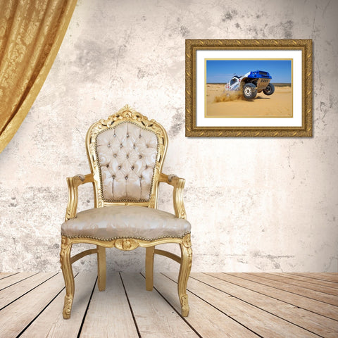 King of the Desert Gold Ornate Wood Framed Art Print with Double Matting by Alaberdov, Arsen