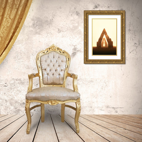 Portals Gold Ornate Wood Framed Art Print with Double Matting by Souhuwat, Leroy