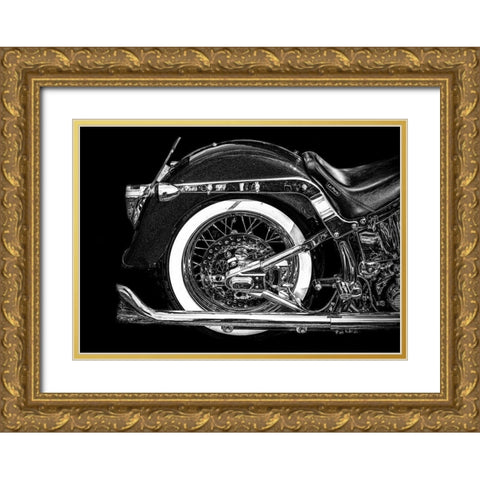 Harley Gold Ornate Wood Framed Art Print with Double Matting by Philippe, Laruelle