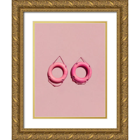 You jump I jump Gold Ornate Wood Framed Art Print with Double Matting by Cederberg, Marcus