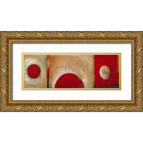 L autre monde Gold Ornate Wood Framed Art Print with Double Matting by Becam, Carole