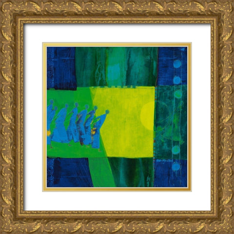 Miracle Gold Ornate Wood Framed Art Print with Double Matting by van Ginkel, Marjolijn