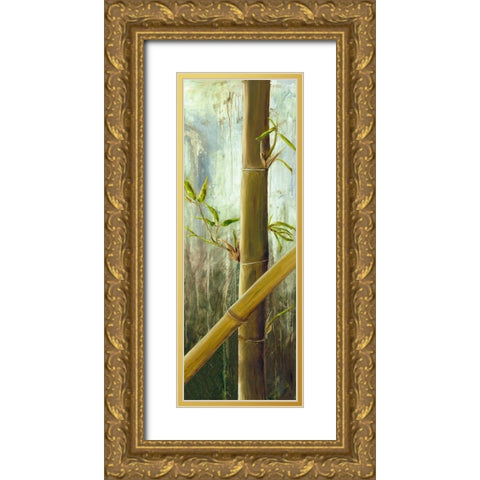 Rainforest I Gold Ornate Wood Framed Art Print with Double Matting by Haggenmacher, Maritta