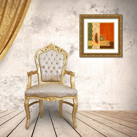 Autumn Light II Gold Ornate Wood Framed Art Print with Double Matting by Miebach, Carsten