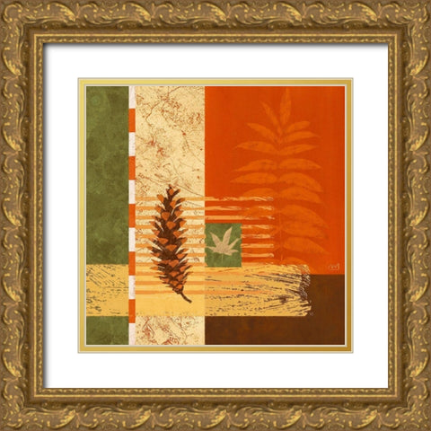 Autumn Light II Gold Ornate Wood Framed Art Print with Double Matting by Miebach, Carsten