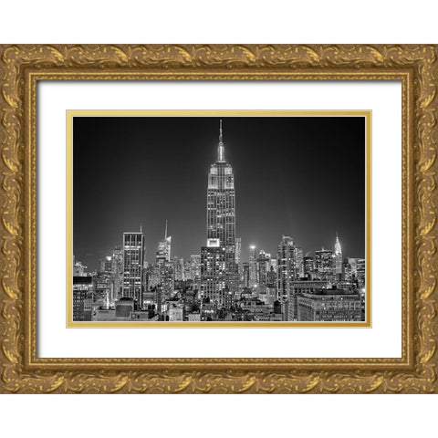 230 5th Avenue Gold Ornate Wood Framed Art Print with Double Matting by Terrible, Aurelien
