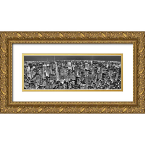 Kong s Point of View Gold Ornate Wood Framed Art Print with Double Matting by Terrible, Aurelien