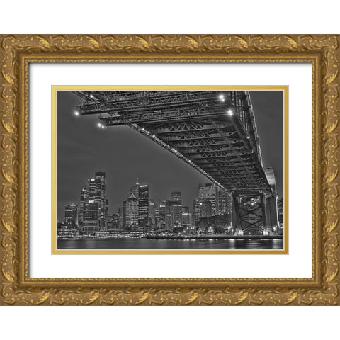Luna Park is closed Gold Ornate Wood Framed Art Print with Double Matting by Terrible, Aurelien
