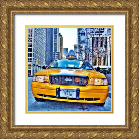 1P91 Gold Ornate Wood Framed Art Print with Double Matting by Terrible, Aurelien