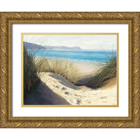 Dune Shadows Gold Ornate Wood Framed Art Print with Double Matting by Atkinson, Caroline